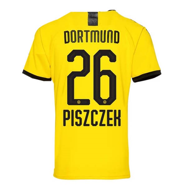 Tailandia Camiseta Borussia Dortmund NO.26 Piszczek Replica Primera Ropa 2019/20 Amarillo